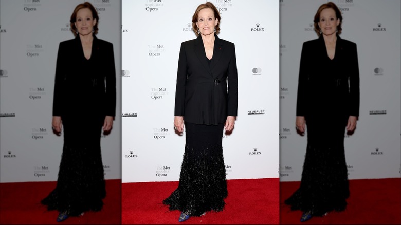 Sigourney Weaver en el estreno de gala de la noche inaugural de Metropolitan Opera 2026 