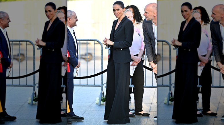 Meghan Markle asiste a la inauguración del Lost Screen Memorial antes de la inauguración de la 79.a Asamblea Mundial de la Salud en Ginebra, Suiza, en mayo de 2026.