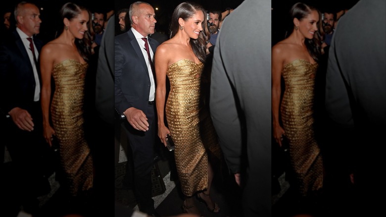 Meghan Markle fuera de los premios Women of Vision Awards de la Ms. Foundation en la ciudad de Nueva York en mayo de 2023