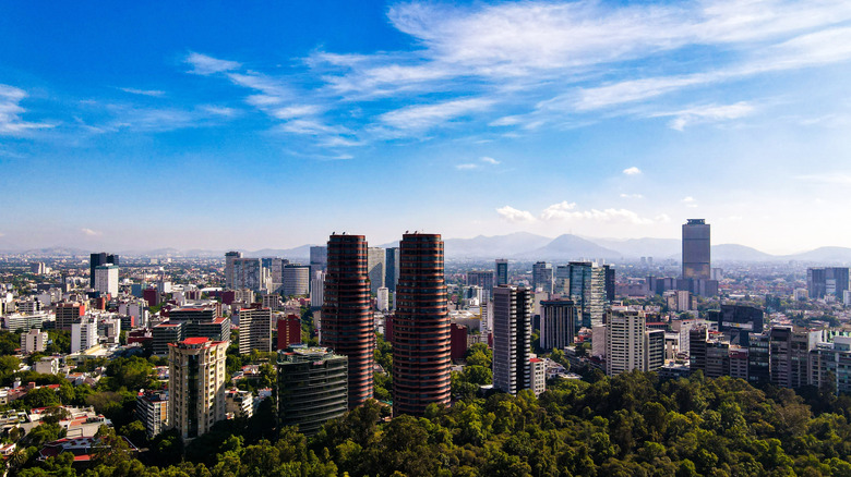 Vista aérea de la Ciudad de México