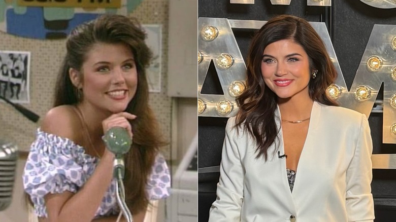 Tiffani Thiessen en Salvados por la campana y en Good Morning America