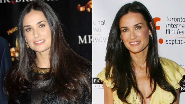 Demi Moore en una sesión de fotos en ShoWest para 