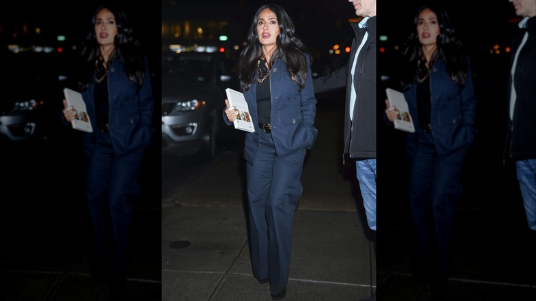 Salma Hayek en Atelier Jolie en NoHo en la ciudad de Nueva York en mayo de 2025