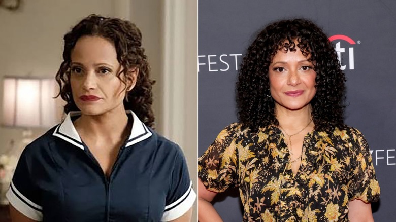 Judy Reyes con cabello rizado