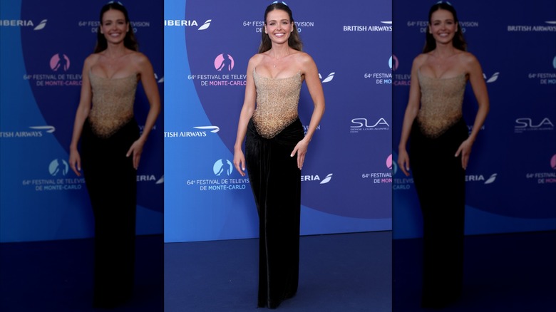 Jocelyn Hudon en la ceremonia de apertura durante el 64º Festival de Televisión de Montecarlo en Mónaco en junio de 2025