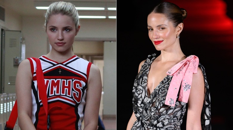 (Izquierda) Dianna Agron como Quinn Fabray en 