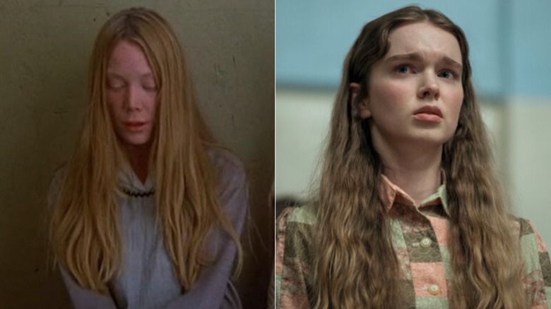 Izquierda: Sissy Spacek en 